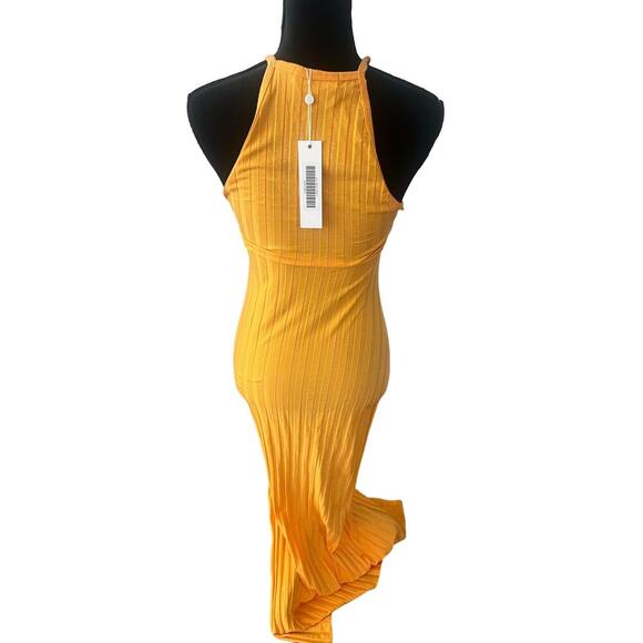 NWT Jonathan Simkhai Megan Dress - Tangerine - Small - Picture 5 of 6